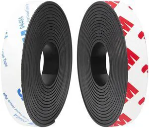 A+B Paired Magnetic Tape with Adhesive 10ft x 1/2in x 0.06in, 2 Pack Flexible Magnet Strips for Lightweight Closures, DIY Organizing A+B Paired Magnetic Tape with Adhesive 10ft x 1/2in x 0.06in, 2 Pack Flexible Magnet Strips for Lightweight Closures, DIY Organizing