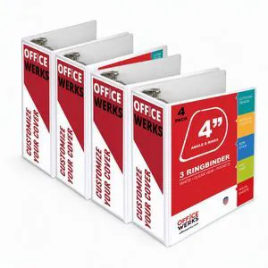 3, Professional Angle D 4 Inch, Presentation Folder for Standard Pages 8.5 x 11 with Pockets, Crystal Clear View White (4 Pack) 3, Professional Angle D 4 Inch, Presentation Folder for Standard Pages 8.5 x 11 with Pockets, Crystal Clear View White (4 Pack)
