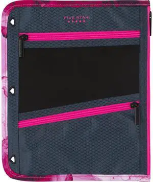 Pencil Pouch, Pen Case, 3-Pocket Zipper Pouch, Fits 3-Ring Binder, Storage Organizer for Classroom Supplies Earbuds Chargers Cables Makeup, Navy/Pink (506420B-ECM) Pencil Pouch, Pen Case, 3-Pocket Zipper Pouch, Fits 3-Ring Binder, Storage Organizer for Classroom Supplies Earbuds Chargers Cables Makeup, Navy/Pink (506420B-ECM)