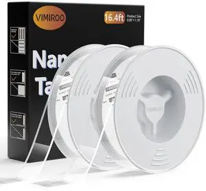 2 Pack Double Sided Tape Heavy Duty, Extra Large 16.4FT Nano Double Sided Mounting Tape, Transparent Strong Removable Adhesive Picture Hanging Strips, Wall Tape Sticky Poster Carpet Decor 2 Pack Double Sided Tape Heavy Duty, Extra Large 16.4FT Nano Double Sided Mounting Tape, Transparent Strong Removable Adhesive Picture Hanging Strips, Wall Tape Sticky Poster Carpet Decor