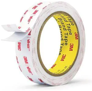 3M Double Sided Tape,1in X 9.85ft Heavy Duty Removable Mounting Tape White Sticky Foam Tape for Wall, Picture Hanging Strips, Poster Hanger, Waterproof Adhesive Strips for LED Light 3M Double Sided Tape,1in X 9.85ft Heavy Duty Removable Mounting Tape White Sticky Foam Tape for Wall, Picture Hanging Strips, Poster Hanger, Waterproof Adhesive Strips for LED Light