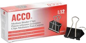 Binder Clips, Medium, Black, 12 per Box, 2 Boxes (72062) (Pack of 10) Binder Clips, Medium, Black, 12 per Box, 2 Boxes (72062) (Pack of 10)