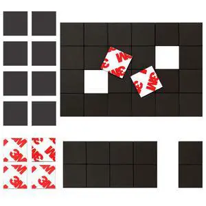 Magnetic Squares Pieces with Adhesive Backing(Each 3/4" x 3/4"),Self Sticky Magnets for Classroom Activities,Peel and Stick for Cards/Picture/Poster (40mil Magnet 384PCS) Magnetic Squares Pieces with Adhesive Backing(Each 3/4" x 3/4"),Self Sticky Magnets for Classroom Activities,Peel and Stick for Cards/Picture/Poster (40mil Magnet 384PCS)