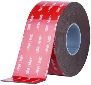 Double Sided Tape Heavy Duty, Waterproof Mounting Foam Tape, 16.5ft Length, 1.77in Width, High Temperature Resistant Adhesive Tape for Car, LED Strip Light, Office Decor, Uses VHB 5952 Raw Material Double Sided Tape Heavy Duty, Waterproof Mounting Foam Tape, 16.5ft Length, 1.77in Width, High Temperature Resistant Adhesive Tape for Car, LED Strip Light, Office Decor, Uses VHB 5952 Raw Material