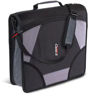 it School Zipper Binder | 4-Inch D-Rings | 800-Sheet | D-186 Jet Black King Sized Zip Tab, 5-Subject Expanding File Folder, Multiple Pockets, Storage Organizer, Shoulder Strap, Office it School Zipper Binder | 4-Inch D-Rings | 800-Sheet | D-186 Jet Black King Sized Zip Tab, 5-Subject Expanding File Folder, Multiple Pockets, Storage Organizer, Shoulder Strap, Office