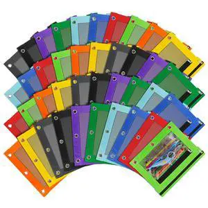 40 Pack Pencil Pouch for 3 Ring Binder Pencil Pouches with Zipper Pencil Pouches Pencil Bags for Classroom bulk Pencil Box Pencil Case for Storing School Students Teacher Supplies 40 Pack Pencil Pouch for 3 Ring Binder Pencil Pouches with Zipper Pencil Pouches Pencil Bags for Classroom bulk Pencil Box Pencil Case for Storing School Students Teacher Supplies