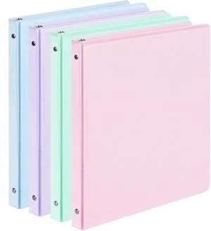 4 Pack 3 Ring Binders 0.5 Inch, Three Round Ring Binder with Pockets Extra Durable, Eco-Friendly, PVC-Free, Reinforced Hinge, 400-Sheet Capacity, Interior Pockets, Customizable, School, Office 4 Pack 3 Ring Binders 0.5 Inch, Three Round Ring Binder with Pockets Extra Durable, Eco-Friendly, PVC-Free, Reinforced Hinge, 400-Sheet Capacity, Interior Pockets, Customizable, School, Office