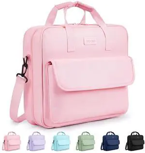 Zipper Binder Bag, 3 Inch 3 Ring Binder with D-Ring, Holds 900 Sheets Cute School Binder with Shoulder Strap & Handle, Multi-Pocket Organizer for Middle School College Office Supplies, Pink Zipper Binder Bag, 3 Inch 3 Ring Binder with D-Ring, Holds 900 Sheets Cute School Binder with Shoulder Strap & Handle, Multi-Pocket Organizer for Middle School College Office Supplies, Pink