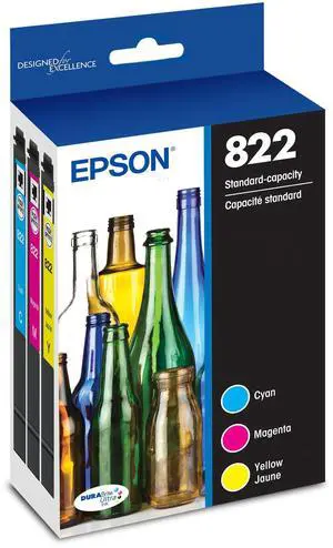 822 Genuine Ink Standard Capacity Color Cartridge 4-Pack T822520 Works with WorkForce Pro WF-3820 WF-3823 WF-4820 WF-4830 WF-4833 WF-4834 Printers 822 Genuine Ink Standard Capacity Color Cartridge 4-Pack T822520 Works with WorkForce Pro WF-3820 WF-3823 WF-4820 WF-4830 WF-4833 WF-4834 Printers
