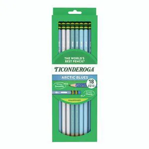 Wood-Cased Pencils Pre-Sharpened, Arctic Blues, 18 Count Ideal for writing, drawing, schoolwork, classrooms and office use Wood-Cased Pencils Pre-Sharpened, Arctic Blues, 18 Count Ideal for writing, drawing, schoolwork, classrooms and office use