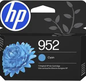 952 Cyan Ink Cartridge | Works with OfficeJet 8702, Pro 7720, 7740, 8210, 8710, 8720, 8730, 8740 Series | L0S49AN 952 Cyan Ink Cartridge | Works with OfficeJet 8702, Pro 7720, 7740, 8210, 8710, 8720, 8730, 8740 Series | L0S49AN