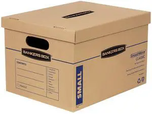 15-Pack Small Classic Moving Boxes with Reinforced Handles Pack books, files, and dense items with sturdy small boxes built for easy carrying and organized moves 15-Pack Small Classic Moving Boxes with Reinforced Handles Pack books, files, and dense items with sturdy small boxes built for easy carrying and organized moves