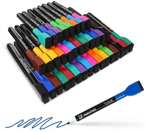 Magnetic Dry Erase Markers, Fine Tip, 12 Colors, 36 Count Low Odor Colorful Whiteboard Markers with Thin Tips for Kids, Calendar Boards and White Board Magnetic Dry Erase Markers, Fine Tip, 12 Colors, 36 Count Low Odor Colorful Whiteboard Markers with Thin Tips for Kids, Calendar Boards and White Board