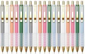 Ballpoint Pens Black Medium Point 1mm with Super Soft Grip Ball Point Pen for Men Women Retractable(gold-18 pcs) Ballpoint Pens Black Medium Point 1mm with Super Soft Grip Ball Point Pen for Men Women Retractable(gold-18 pcs)