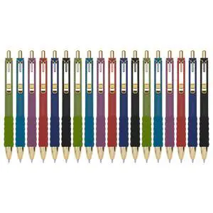 Ballpoint Pens Black Medium Point 1mm Pen with Super Soft Grip Ball Point Pen for Men Women Retractable Pens (Vintage-18 pcs) Ballpoint Pens Black Medium Point 1mm Pen with Super Soft Grip Ball Point Pen for Men Women Retractable Pens (Vintage-18 pcs)