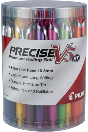 Precise V5 RT Rolling Ball Pens, 0.5 mm, Pack of 48 Precise V5 RT Rolling Ball Pens, 0.5 mm, Pack of 48