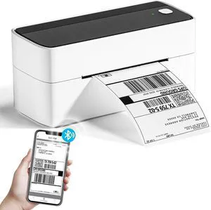 Thermal Shipping Label Printer 241BT Black White Wireless Label Printer for Small Business and Shipping Package, Compatible with iPhone, Android, Shopify, Amazon, USPS Thermal Shipping Label Printer 241BT Black White Wireless Label Printer for Small Business and Shipping Package, Compatible with iPhone, Android, Shopify, Amazon, USPS