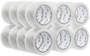 Packing Tape, 24 Pack, 2 Wide, 60 Yards, Clear Heavy Duty Packing Tape Bulk for Shipping, Packaging, Moving and Storage Packing Tape, 24 Pack, 2 Wide, 60 Yards, Clear Heavy Duty Packing Tape Bulk for Shipping, Packaging, Moving and Storage