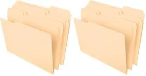 File Folders,Durable Manila Folders,Letter Size (8.5" x 11"),3 Top Tabs for Easy Labeling,Everyday Filing Essential for Offices,Classrooms&Home Document Organization,100 Count (Pack of 2) File Folders,Durable Manila Folders,Letter Size (8.5" x 11"),3 Top Tabs for Easy Labeling,Everyday Filing Essential for Offices,Classrooms&Home Document Organization,100 Count (Pack of 2)