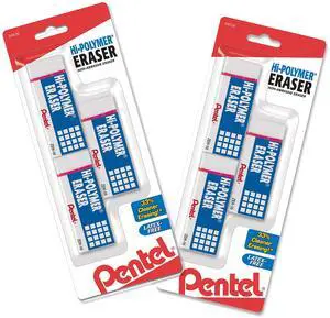® Hi-Polymer Block Eraser, Large, White 6 pack (ZEH10BP3P2) ® Hi-Polymer Block Eraser, Large, White 6 pack (ZEH10BP3P2)