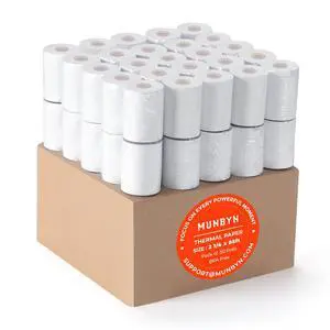 2 1/4" X 85 ft Thermal Receipt Paper (50 Rolls) Cash Register Paper Rolls Fits for Most Credit Card Terminals, Verifone VX510 VX570 FD50 T4220, BPA Free 2 1/4" X 85 ft Thermal Receipt Paper (50 Rolls) Cash Register Paper Rolls Fits for Most Credit Card Terminals, Verifone VX510 VX570 FD50 T4220, BPA Free