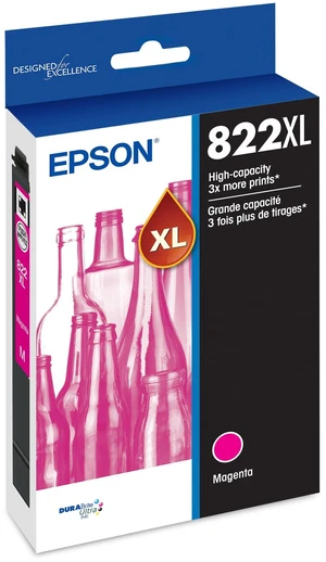 822XL Genuine High Capacity Magenta Ink Cartridge T822XL320 Works with WorkForce Pro WF-3820 WF-3823 WF-4820 WF-4830 WF-4833 WF-4834 Printers 822XL Genuine High Capacity Magenta Ink Cartridge T822XL320 Works with WorkForce Pro WF-3820 WF-3823 WF-4820 WF-4830 WF-4833 WF-4834 Printers