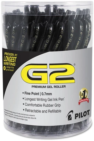 G2 Premium Gel Roller Pen, Retractable and Refillable, Fine Point 0.7 mm, Black Ink, 36 Count G2 Premium Gel Roller Pen, Retractable and Refillable, Fine Point 0.7 mm, Black Ink, 36 Count