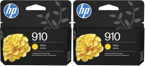 910 Yellow Ink Cartridge | Works with OfficeJet 8010,8020 Series,OfficeJet Pro 8020,8030 Series | Eligible for Instant Ink 3YL60AN,(Pack of 2) 910 Yellow Ink Cartridge | Works with OfficeJet 8010,8020 Series,OfficeJet Pro 8020,8030 Series | Eligible for Instant Ink 3YL60AN,(Pack of 2)