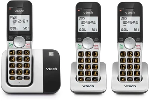 DECT 6.0 Cordless Phone, 3-Handset Interference-Free Sound, Large Backlit Display, Big Buttons, Caller ID | VG231-3 DECT 6.0 Cordless Phone, 3-Handset Interference-Free Sound, Large Backlit Display, Big Buttons, Caller ID | VG231-3
