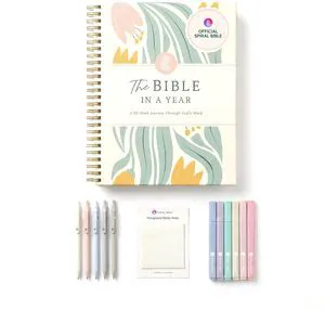 Official in a Year Essentials Bundle Study Guide (Floral) 365-Day Reading Plan, Study Guide, Highlighters, Pens & Sticky Notes, Bible Study Journaling Kit for Any Translation Official in a Year Essentials Bundle Study Guide (Floral) 365-Day Reading Plan, Study Guide, Highlighters, Pens & Sticky Notes, Bible Study Journaling Kit for Any Translation