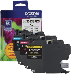 High-Yield Color Printer Ink Cartridges LC3013 3-Pack for Work Smart Series - Professional Grade Ink for MFC-J491DW, J497DW, J690DW, J895DW - Up to 400 Pages per Cartridge High-Yield Color Printer Ink Cartridges LC3013 3-Pack for Work Smart Series - Professional Grade Ink for MFC-J491DW, J497DW, J690DW, J895DW - Up to 400 Pages per Cartridge