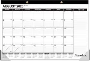 Extra Large Desk Calendar 2026, 19 Months Jumbo Desk/Wall Calendar from Jun. 2026 through Dec. 2027, 30 x 20 Inches Hanging Planner with Julian Date, Notes for Home School Office Organizing Extra Large Desk Calendar 2026, 19 Months Jumbo Desk/Wall Calendar from Jun. 2026 through Dec. 2027, 30 x 20 Inches Hanging Planner with Julian Date, Notes for Home School Office Organizing