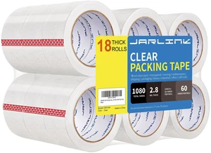 18 Rolls Clear Packing Tape, Heavy Duty Packaging Tape 18 Rolls Clear Packing Tape, Heavy Duty Packaging Tape