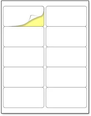 2" x 4" Labels for Printer, Printable Mailing Address Stickers - 2000 PCS Laser/Inkjet Printing, comes with Print Templates 2" x 4" Labels for Printer, Printable Mailing Address Stickers - 2000 PCS Laser/Inkjet Printing, comes with Print Templates