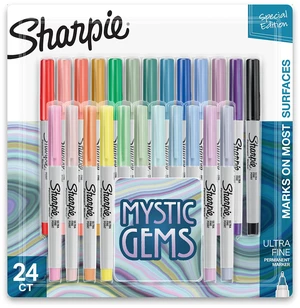 Permanent Markers, Mystic Gems Special Edition Pack, Ultra Fine Point, Assorted Colors, 24 Count - Arts & Crafts, Office Supplies Permanent Markers, Mystic Gems Special Edition Pack, Ultra Fine Point, Assorted Colors, 24 Count - Arts & Crafts, Office Supplies