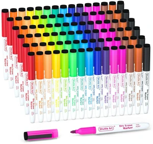 Dry Erase Markers, 90 Bulk Pack 15 Colors Magnetic Whiteboard Markers with Erase, Fine Point Dry Erase Markers are Perfect for Writing on Whiteboard Mirrors Glass for School Office Dry Erase Markers, 90 Bulk Pack 15 Colors Magnetic Whiteboard Markers with Erase, Fine Point Dry Erase Markers are Perfect for Writing on Whiteboard Mirrors Glass for School Office