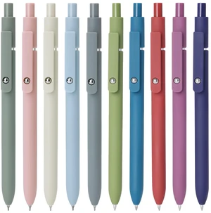 Gel Pens 10pcs 0.5mm Quick Dry Black Ink Fine Point Pens Smooth Writing Gel Ink Pens, Morandi Colors, High-End Series, Office School Supplies Gel Pens 10pcs 0.5mm Quick Dry Black Ink Fine Point Pens Smooth Writing Gel Ink Pens, Morandi Colors, High-End Series, Office School Supplies