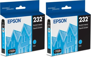 T232 Cyan Ink Cartridge, Standard Capacity (Pack of 2) T232 Cyan Ink Cartridge, Standard Capacity (Pack of 2)