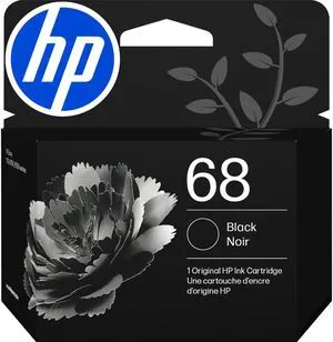 68 Black Ink Cartridge | Works with Envy 6100e, 6500e Series | 7FP21TN 68 Black Ink Cartridge | Works with Envy 6100e, 6500e Series | 7FP21TN