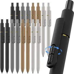 16 Pack Gel Pens, Quick-Dry Long Lasting Black Ink-0.7 mm Fine Point Smooth Long-Lasting Ink Pens, Stress Relief, No Smear, No Bleed, Journaling, Note Taking,School Office, Gifts for Men Women 16 Pack Gel Pens, Quick-Dry Long Lasting Black Ink-0.7 mm Fine Point Smooth Long-Lasting Ink Pens, Stress Relief, No Smear, No Bleed, Journaling, Note Taking,School Office, Gifts for Men Women