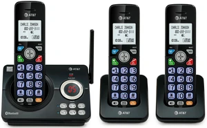 DECT 6.0 Cordless Phone, 3-Handset Smart Call Blocker, Bluetooth Connect to Cell, Caller ID Announce, Answering Machine | DL72379 DECT 6.0 Cordless Phone, 3-Handset Smart Call Blocker, Bluetooth Connect to Cell, Caller ID Announce, Answering Machine | DL72379