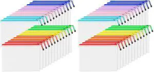 Plastic Mesh Zipper Pouch 11x16 in (8 Colors, 48 Packs),Extra Large Water-Resistant Zip Bag for School Office Supplies, Puzzles & Games Organizing Storage Plastic Mesh Zipper Pouch 11x16 in (8 Colors, 48 Packs),Extra Large Water-Resistant Zip Bag for School Office Supplies, Puzzles & Games Organizing Storage