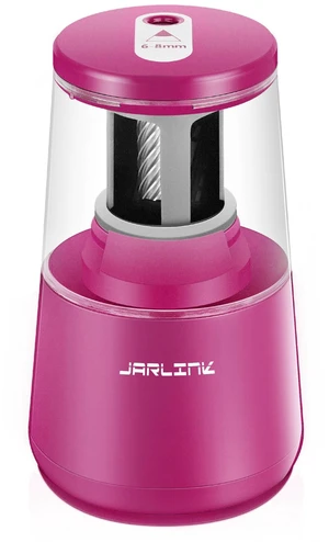 Electric Pencil Sharpener, Heavy Duty Helical Blade, Auto Stop Suitable for No.2/Colored Pencils(6-8mm), Dual Power AC Adapter/Battery Operated in School Classroom Office Home, Pink Electric Pencil Sharpener, Heavy Duty Helical Blade, Auto Stop Suitable for No.2/Colored Pencils(6-8mm), Dual Power AC Adapter/Battery Operated in School Classroom Office Home, Pink
