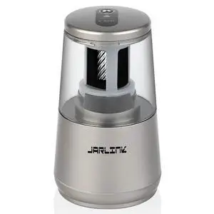 Electric Pencil Sharpener, Heavy Duty Helical Blade, Auto Stop Suitable for No.2/Colored Pencils(6-8mm), Dual Power AC Adapter/Battery Operated in School Classroom Office Home, Gray Electric Pencil Sharpener, Heavy Duty Helical Blade, Auto Stop Suitable for No.2/Colored Pencils(6-8mm), Dual Power AC Adapter/Battery Operated in School Classroom Office Home, Gray