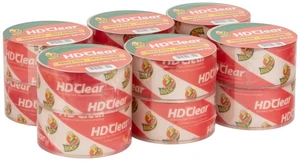HD Clear Packing Tape Refills - 12 Rolls of Heavy Duty Shipping and Moving Packing Tape - Clear Strong Packaging Tape for Boxes, Packing and Moving Supplies - 1.88 In. x 54.6 Yards (287733) HD Clear Packing Tape Refills - 12 Rolls of Heavy Duty Shipping and Moving Packing Tape - Clear Strong Packaging Tape for Boxes, Packing and Moving Supplies - 1.88 In. x 54.6 Yards (287733)