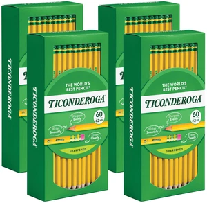 Wood-Cased Pencils, #2 HB Soft, Yellow, 240 Count Ideal for writing, drawing, schoolwork, classrooms and office use Wood-Cased Pencils, #2 HB Soft, Yellow, 240 Count Ideal for writing, drawing, schoolwork, classrooms and office use