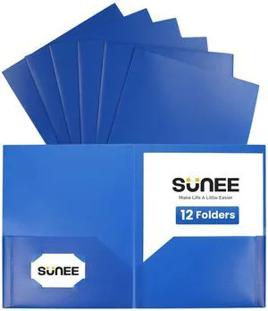 2 Pocket Folders (12 Pack, Blue) Heavy-Duty Plastic Folders with Pockets, Fit 8.5x11 Letter Size Paper, 2-Pocket File Folders for Kids, Home, School, Office 2 Pocket Folders (12 Pack, Blue) Heavy-Duty Plastic Folders with Pockets, Fit 8.5x11 Letter Size Paper, 2-Pocket File Folders for Kids, Home, School, Office