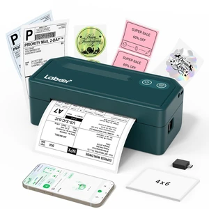 Bluetooth Thermal Shipping Label Printer, Wireless 4x6 Printer Green For Small Business, Home, Office, Online Sellers, Warehouse & Shipping, Compatible with iPhone, Android, Windows & Mac Bluetooth Thermal Shipping Label Printer, Wireless 4x6 Printer Green For Small Business, Home, Office, Online Sellers, Warehouse & Shipping, Compatible with iPhone, Android, Windows & Mac