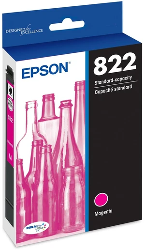 822 Genuine Ink Standard Capacity Magenta Cartridge T822320 Works with WorkForce Pro WF-3820 WF-3823 WF-4820 WF-4830 WF-4833 WF-4834 Printers 822 Genuine Ink Standard Capacity Magenta Cartridge T822320 Works with WorkForce Pro WF-3820 WF-3823 WF-4820 WF-4830 WF-4833 WF-4834 Printers