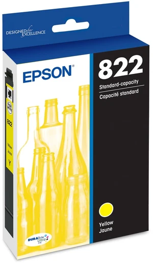 822 Genuine Standard Capacity Yellow Ink Cartridge T822420 Works with WorkForce Pro WF-3820 WF-3823 WF-4820 WF-4830 WF-4833 WF-4834 Printers 822 Genuine Standard Capacity Yellow Ink Cartridge T822420 Works with WorkForce Pro WF-3820 WF-3823 WF-4820 WF-4830 WF-4833 WF-4834 Printers